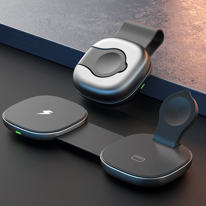 NomaCharge 3-in-1 Foldable Magnetic Charging Station